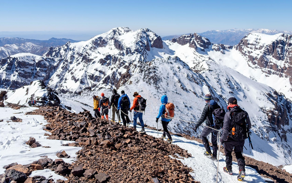 5 Days Ski Tour in High Atlas Morocco